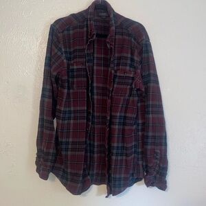 Men’s Maroon Flannel